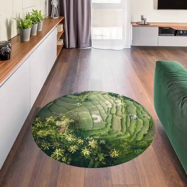 Grüne Terassen Premium Vinylteppich 2,2 mm • hergestellt in Deutschland • glatt • abwaschbar • ideal für Haushalte mit Tieren Kracherpreis